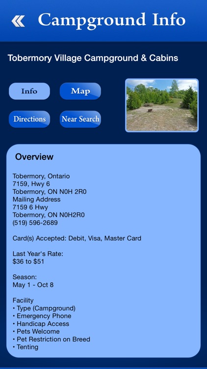 Ontario Campgrounds and RV Parks