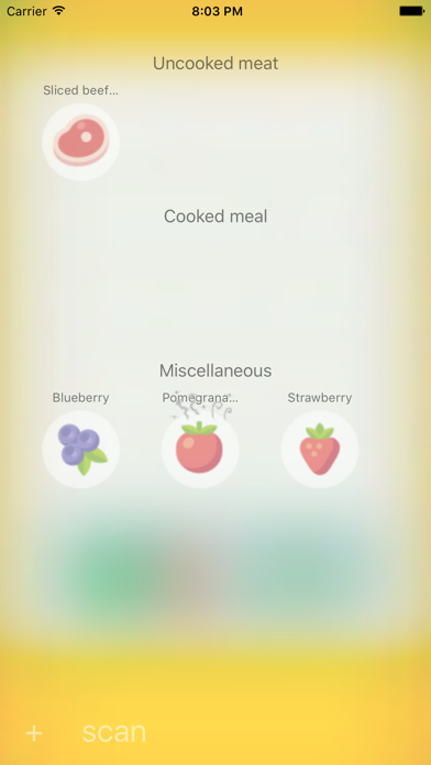 How to cancel & delete Freezer Organiser from iphone & ipad 1