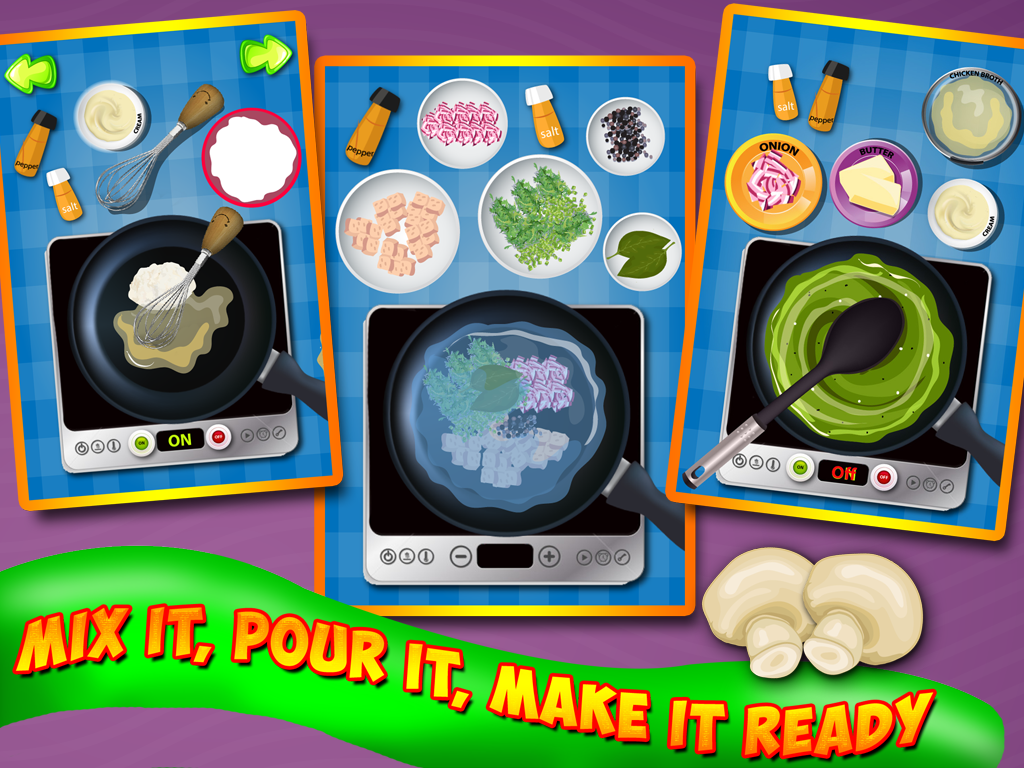 Soup Maker : free Girls Kids fun Cooking game for pizza,burger & sandwich lovers screenshot 6