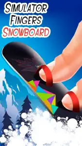 Simulator Fingers Snowboard screenshot #3 for iPhone