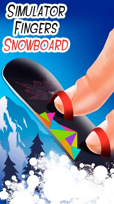 Screenshot #3 pour Simulator Fingers Snowboard