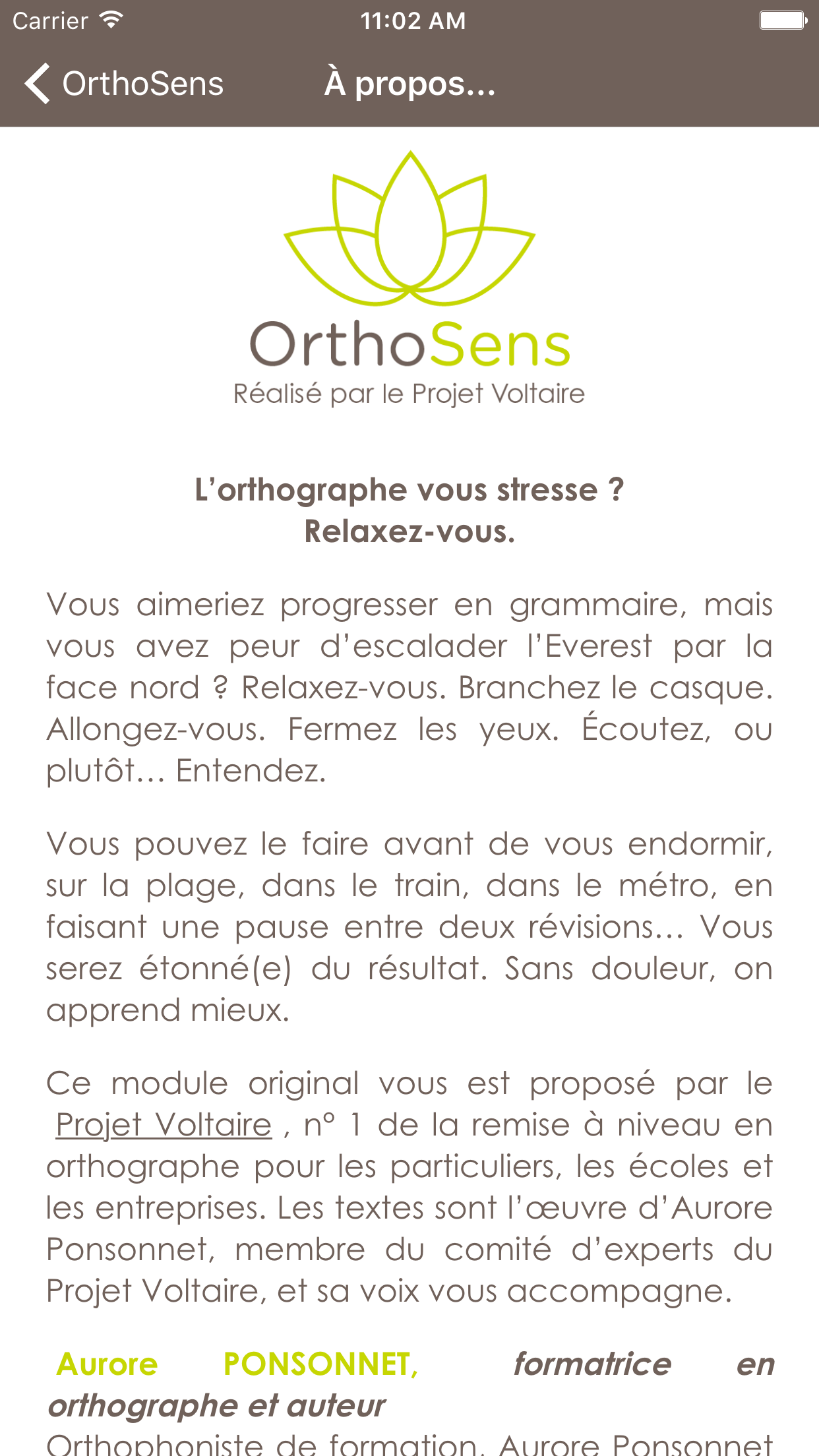 OrthoSens screenshot 3