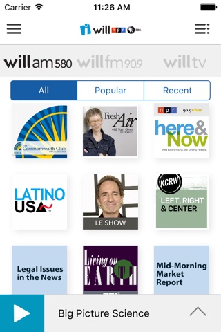 WILL Public Media App screenshot 4