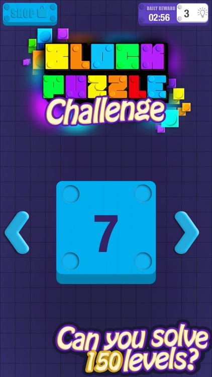 Block Puzzle Challenge – Play Logical Tangram Game & Fit Colored Shapes In A Grid