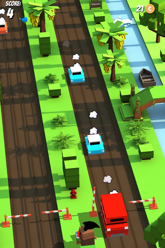 Crossy Barrier Dash - Reckless Road Rush Block 3 Free Edition screenshot 4