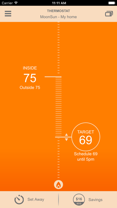 Screenshot #1 pour Smart Thermostat by NV Energy