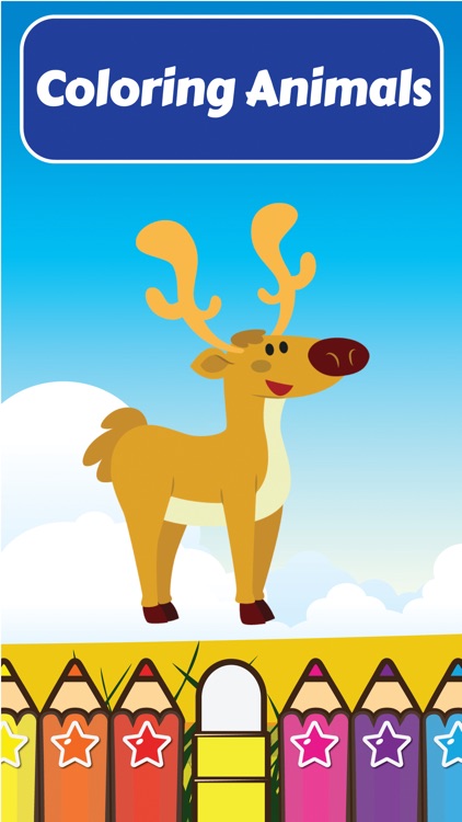 Coloring My Cute Wild Animals for Preschool boy and girl