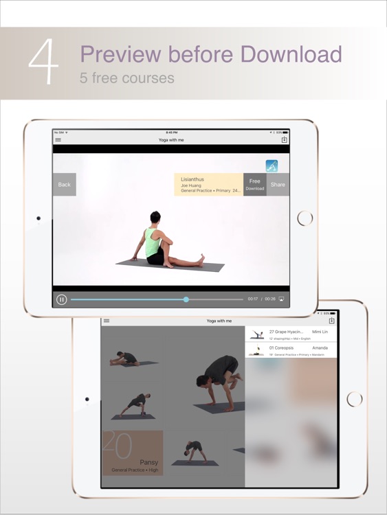 Yoga with me - A studio that connect students and professional teachers for iPad screenshot-3