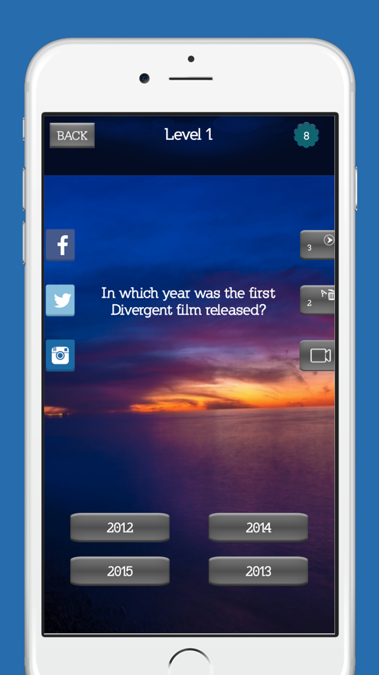 #5. Faction Quiz - The quiz game for the ultimate Divergent fan (iOS) 由: Page Zero Software