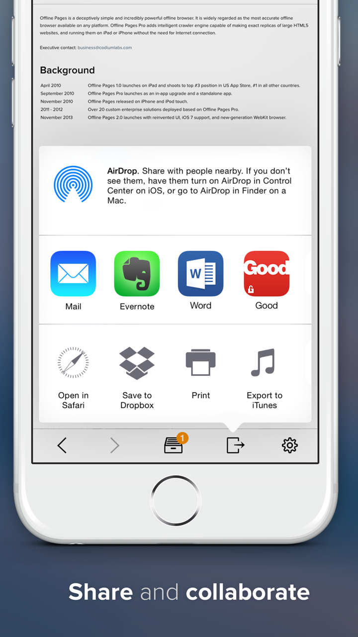 Offline Pages Pro - 带离线网页阅读器的浏览器 screenshot 4
