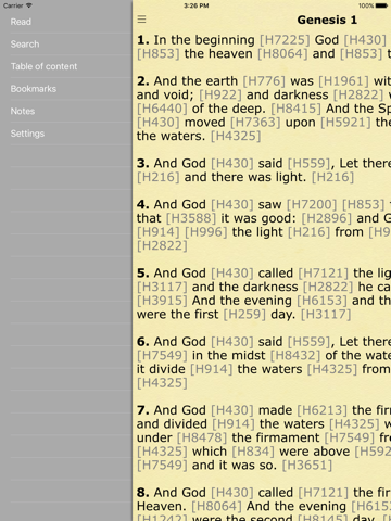 Screenshot #5 pour KJV Bible with Strong's (King James Version)