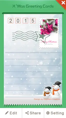 Game screenshot X'Mas Greeting Cards Free hack