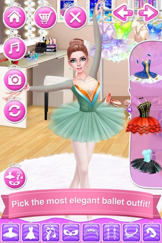 Ballerina Girls - Beauty Salon: Ballet Makeup, Dressup and Makeover Games screenshot 3