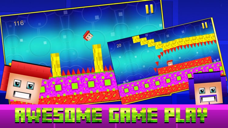 Geometry Cube Runner- Hopper dash Avoid the Red Spike