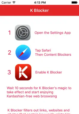 Game screenshot K Blocker - Block Kardashian content mod apk