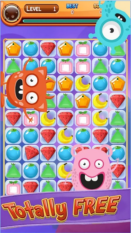 Sweet Fruit Garden Farm : Match-3 Candy Puzzle screenshot-3