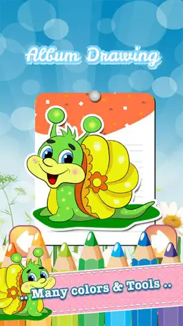Game screenshot Snail Drawing Coloring Book - Cute Caricature Art Ideas pages for kids apk