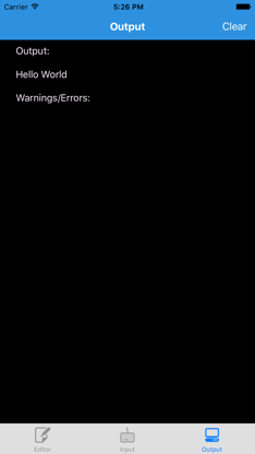 Online Console Compiler screenshot 4