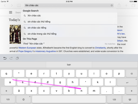 Screenshot #4 pour AĂÂ SwipeKeys