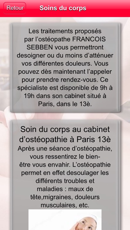 François Sebben Ostéopathe screenshot-3