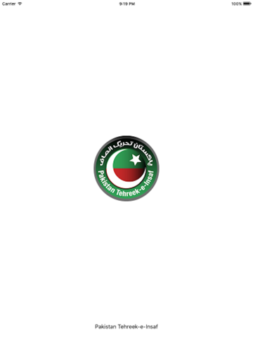 PTI - Pakistan Tehreek-e-Insaf iPad screenshot 1 - Social Networking app