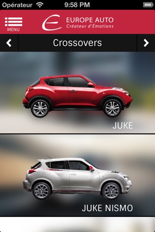 Nissan Europe Auto screenshot 2