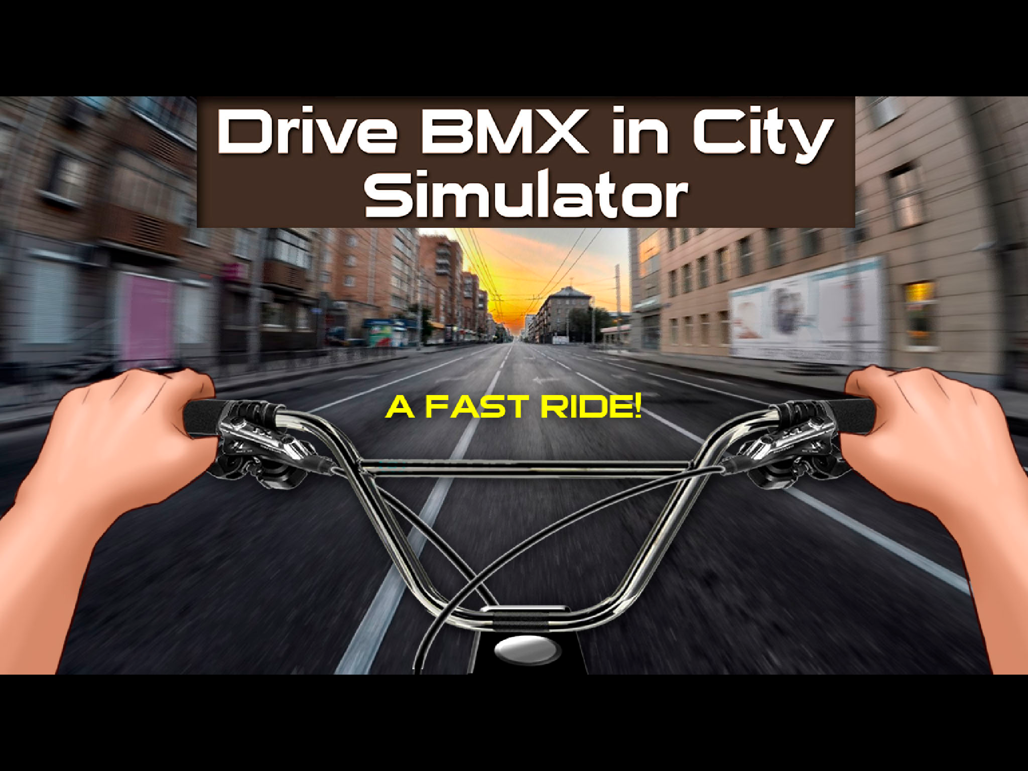 Drive BMX in City Simulator
