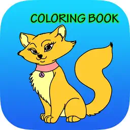 Coloring Book The Cat For kids of all ages app icon