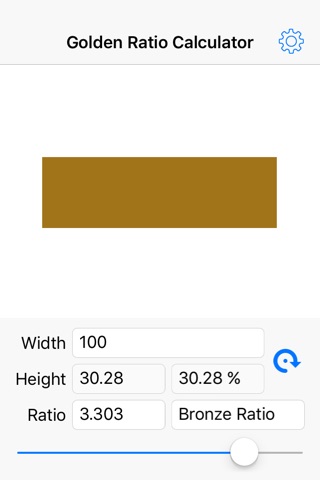 Golden Ratio Calculator++ screenshot 3