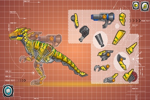 Assemble Robot Dinosaur screenshot 3