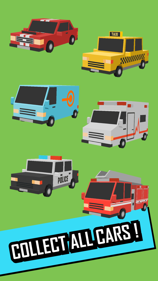 #2. Pixel ZigZag Cars 3D (iOS) Tekijänä: ArgeWorld
