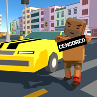 Pixel City Crime Car Theft Race 3D