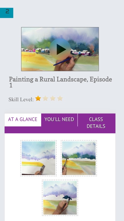 Watercolor Painting a Landscape
