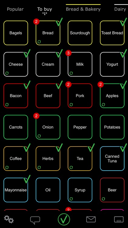 Quicky Shopping List (Grocery List)