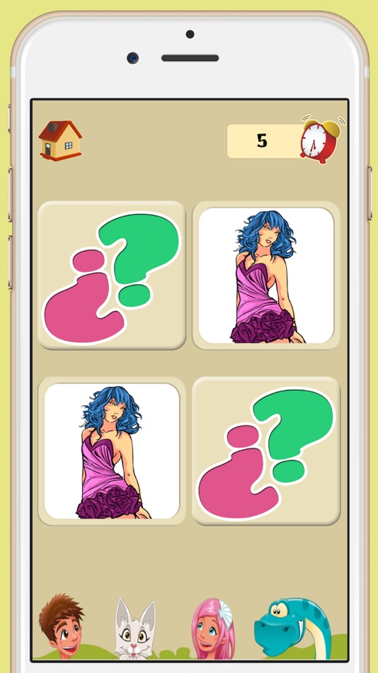#1. Memory game of top models - Games for brain training for children and adults (iOS) Podle: Intelectiva