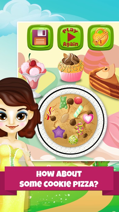 Pizza Dessert Maker Salon - Candy Food Cooking & Cake Making Kids Games for Girl Boy! iPhone screenshot 2 - Games app
