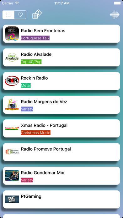 Screenshot #3 pour Rádios - O melhor de rádio Português - Simples, rápido e gratuito