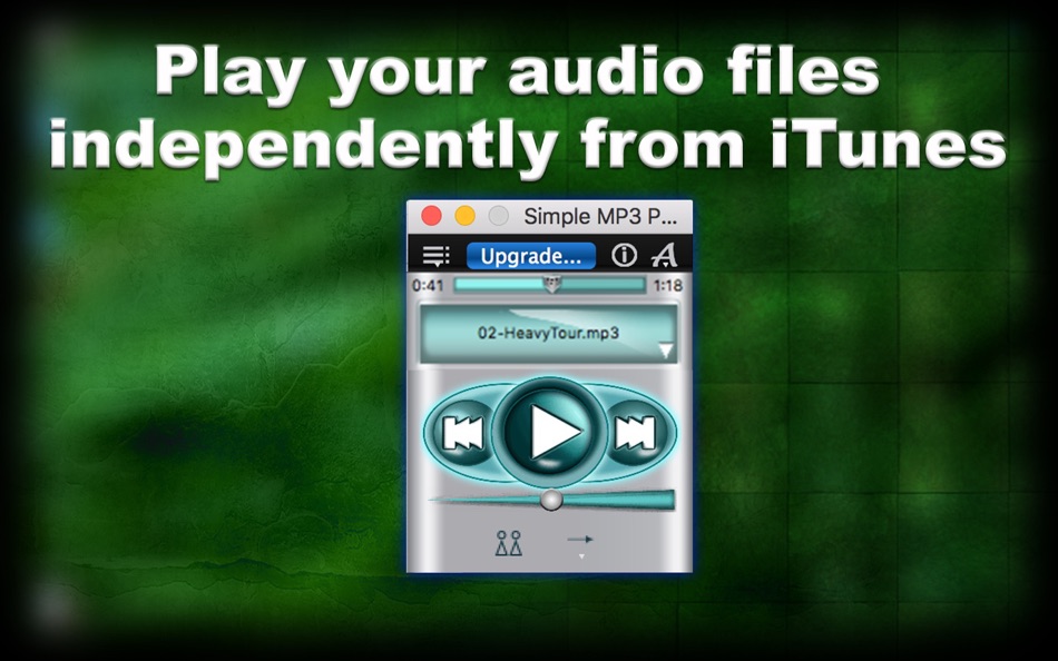 #1. Simple MP3 Player Lite for Mac OS X (macOS) Podle: Max Schlee