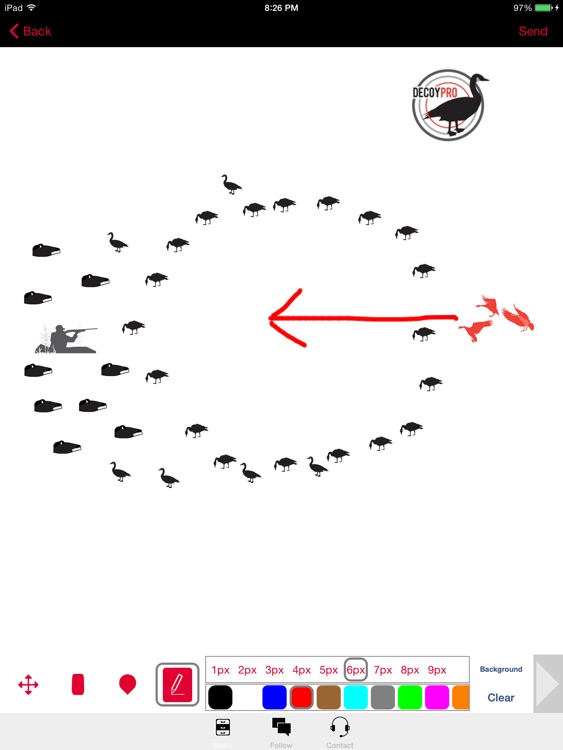 Goose Hunting Diagram Builder Canada Goose Hunting screenshot-0