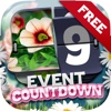 Event Countdown Beautiful Wallpaper  - “ Flower in the Garden ” Free