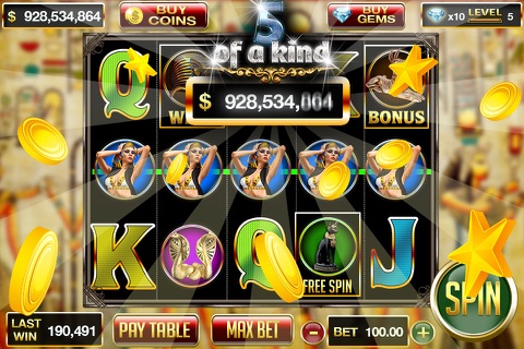 Slots: Pharaoh's Gold - Vegas Themed Casino Slots Pro screenshot 2