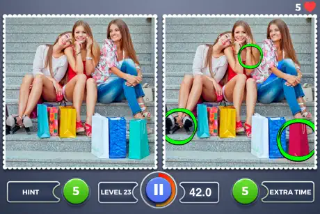 Where’s the difference? - Find and mark five photo retouches