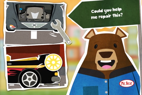 Mr. Bear Cars Free screenshot 3