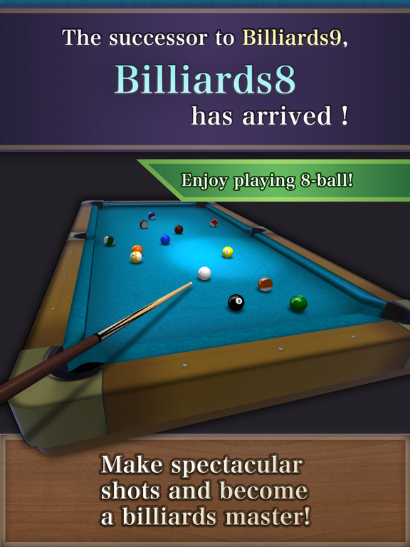 Screenshot #4 pour Billiards8 (8 Ball & Mission)