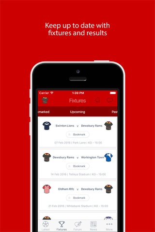 Fan App for Dewsbury Rams screenshot 2