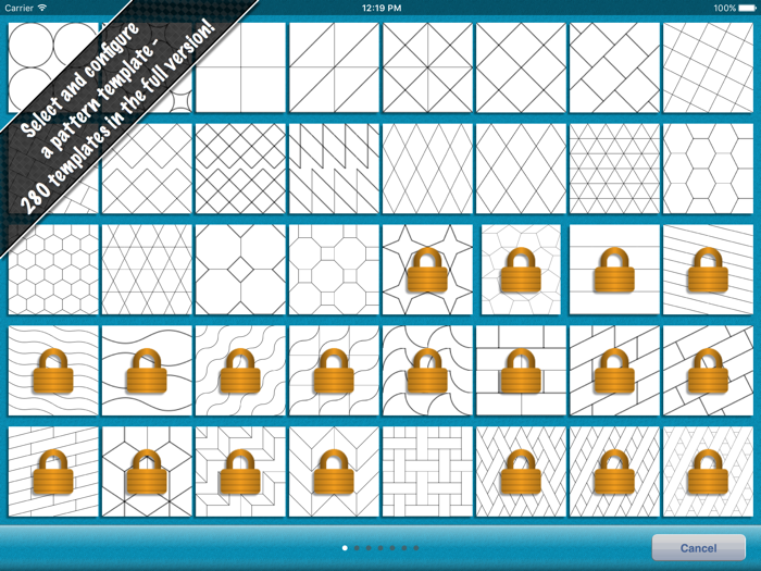 Pattern Artist Free - Easily Create Patterns Wallpaper and Abstract Art