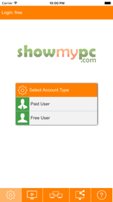 ShowMyPC Remote Support and Access screenshot
