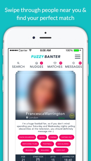 FuzzyBanter - Putting the fun back into dating.(圖1)-速報App