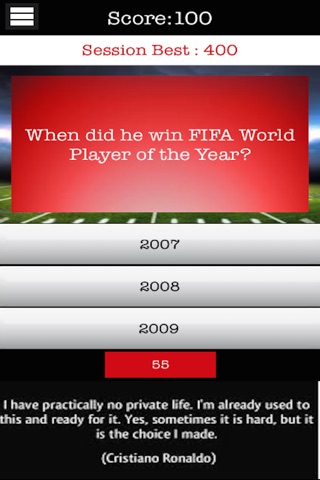 Quiz Jam - Cristiano Ronaldo Edition screenshot 3