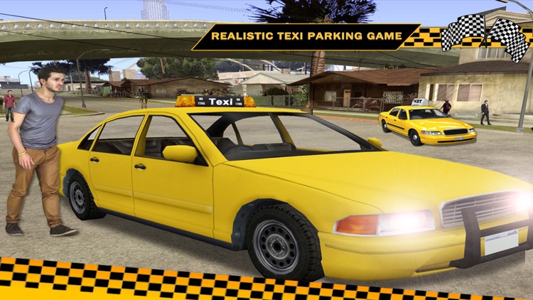 3D Taxi Car Driver Parking Game